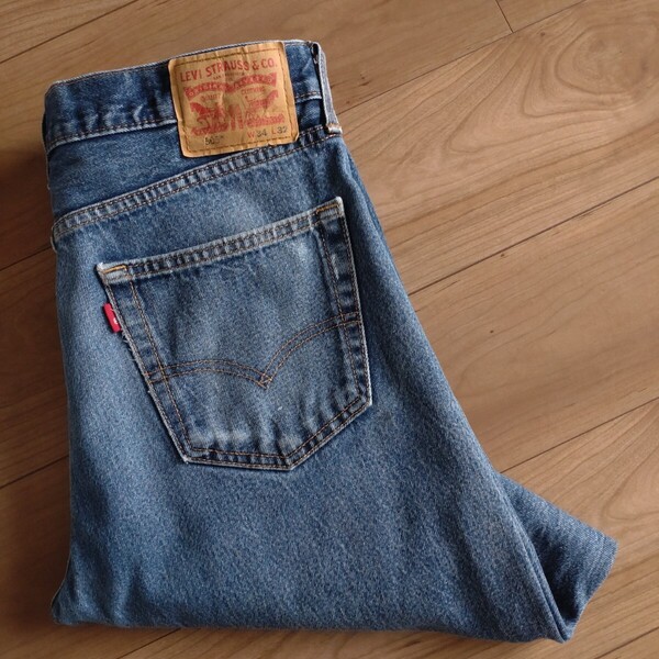 Levi's 505デニム/REGULAR/18年製/古着/実寸W34L31【L4669】