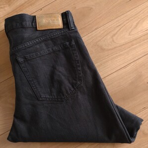 POLO RALPH LAUREN HAMPTONデニム/ブラックジーンズ/古着/実寸W36L30【L4708】