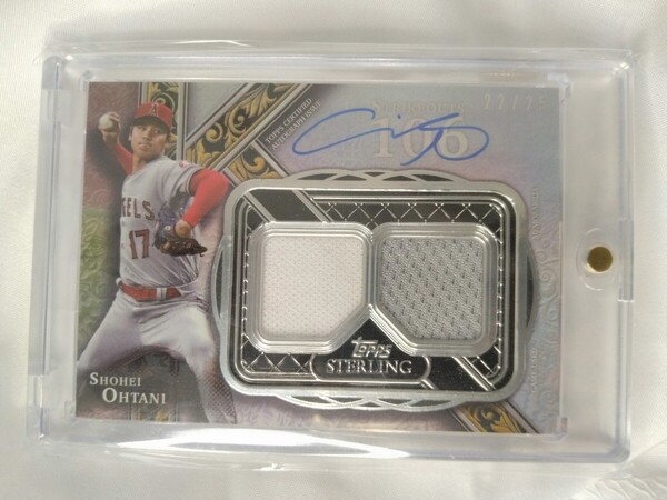 Shohei Ohtani 大谷翔平 直筆サイン ジャージカード MLB 2022 Topps Sterling 世界限定 /25