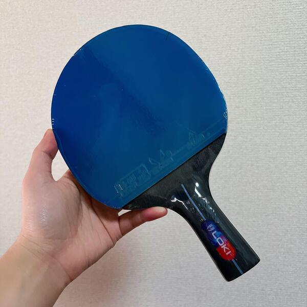 卓球 ラケット 裏 ラバー カラー ブルー 青 中国式ペン 中ペン CS F1