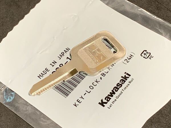 Z400FX ブランクキー 純正新品 Z550FX Z400J Z400GP Z550GP Z750GP GPZ400F GPZ400F Ⅱ GPZ750 1本 スペアキー カワサキ