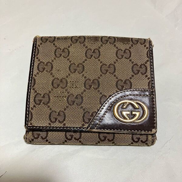 【GUCCI / グッチ】 181594 / GGキャンバス / Wホック 財布