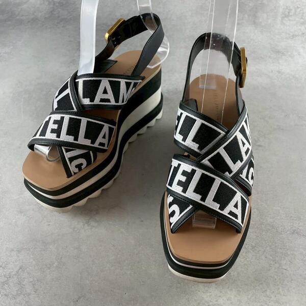 【極美品】ステラマッカートニー STELLA McCARTNEY スニークエリス プラットフォームサンダル 34
