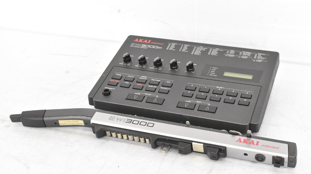 AKAI EWI3000m サウンドモジュール 「ジャンク品」 Yahoo!オークション -「akai ewi 3000」の落札相場・落札価格