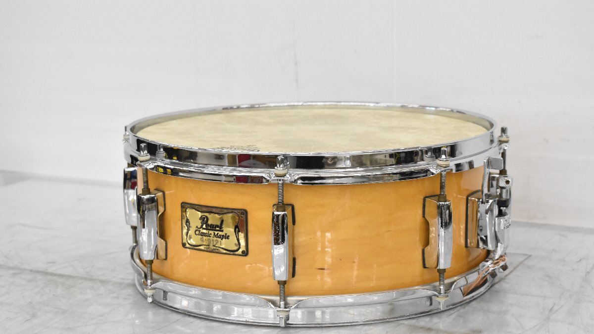 Pearl Classic Maple スネアドラム 木目 16cm Pearl Classic Maple スネアドラム 木目 16cm