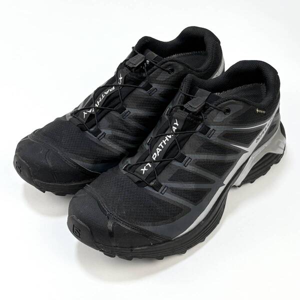 SALOMON サロモン 24AW XT-PATHWAY GTX / XT-パスウェイ ゴアテックス L47577500 26.5cm ブラック×シルバー GORE-TEX スニーカー SSM5346