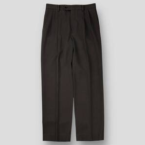 極美品 AURALEE オーラリー 25SS LIGHT WOOL MAX GABARDINE TWO-TUCK SLACKS 2タックスラックス A25SP03MG 4 ダークブラウン SSM5376