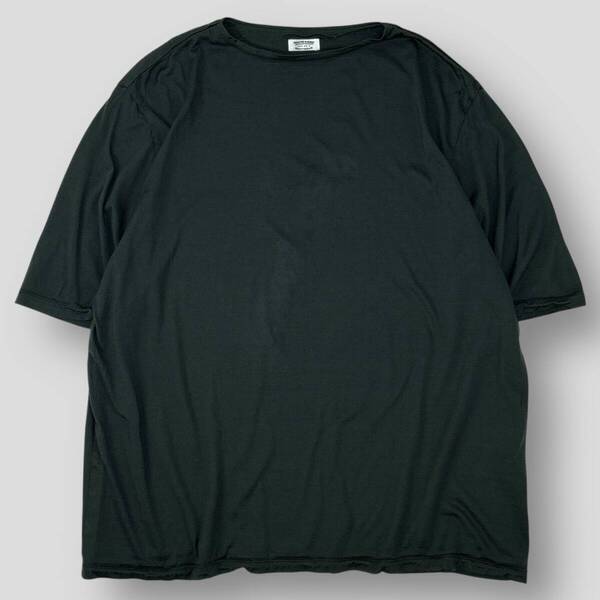 美品 MAATEE&SONS x LiNN マーティーアンドサンズ 24AW EX.SILK BOATNECK TEE 別注 シルクボートネックTシャツ MTLI4303-0801 8 グリーン
