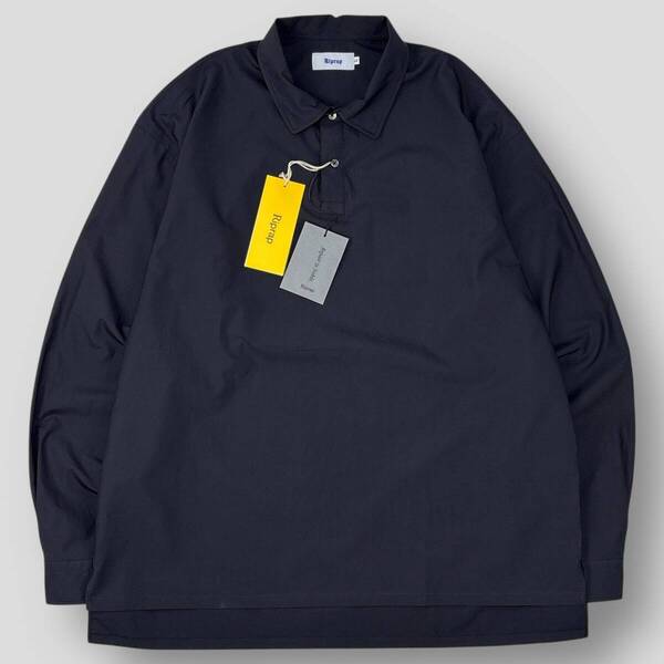 新品 Riprap リップラップ 25SS POLO SHAPED SHIRT (HIGH COUNT POPLIN) ポロシェイプドシャツ RRS1903 XL 長袖 プルオーバー SSM5464