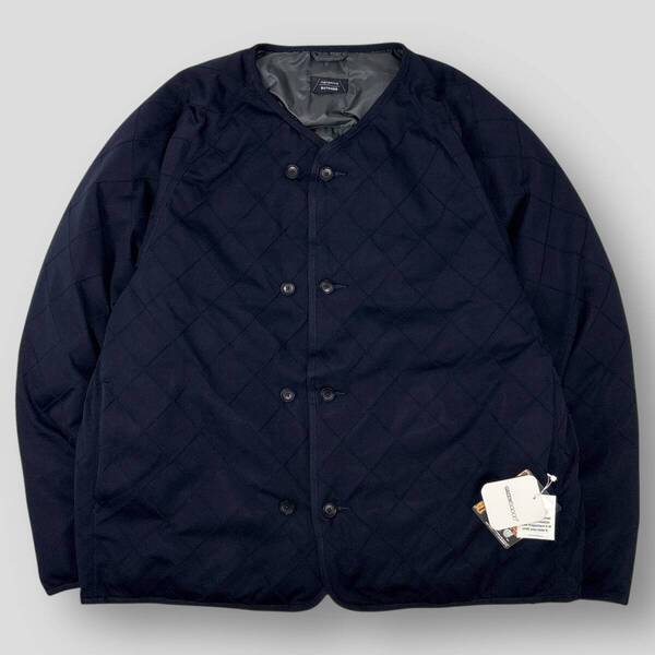 新品 nanamica x BATONER ナナミカ バトナー 25SS Knit Down Cardigan ニットダウンカーディガン S24FA069 L ダウンジャケット SSM5592