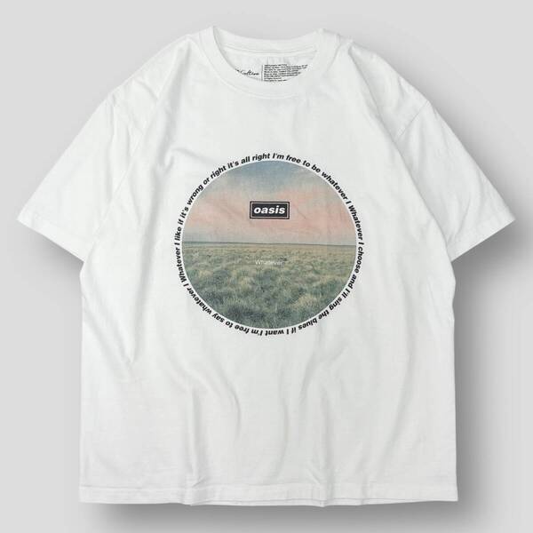 Oasis x 10 Culture / オアシス 10C 20SS Whatever Tシャツ GMM-70780 XL ホワイト 半袖 プリント クルーネック Tシャツ SSM4591