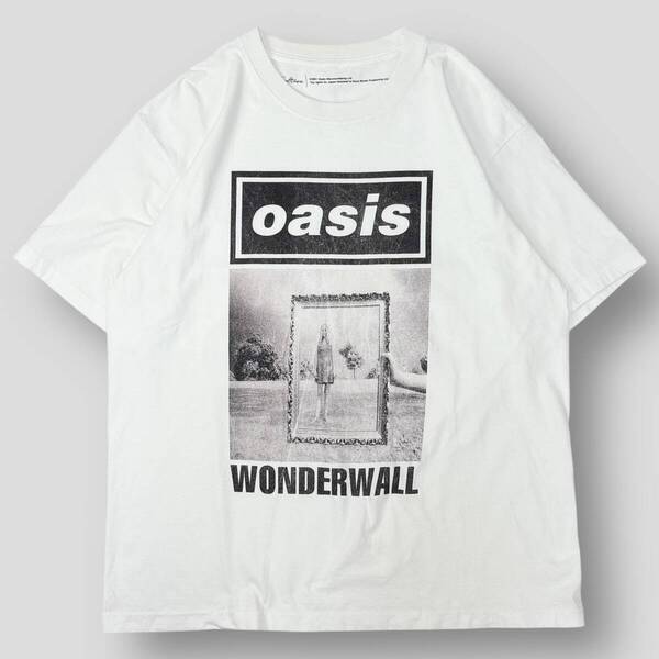 Oasis x 10 Culture / オアシス 10C 21SS Wonderwall Tシャツ GMM-70770 XL ホワイト 半袖 プリント クルーネック Tシャツ SSM4836