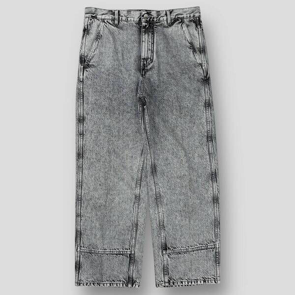 極美品 OAMC / オーエーエムシー 23AW Sentinel Trousers 23A28OAU51 COT00900 32 ストーンウォッシュ デニムパンツ トラウザーズ SSM5623