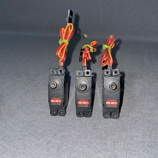 JR PROPO FBL-DS11スワッシュサーボ3個セット中古サーボ