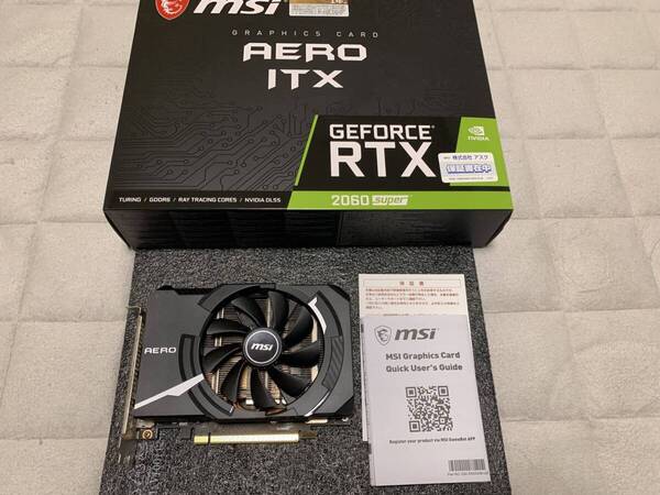 MSI GeForce RTX 2060 SUPER AERO ITX 8GB 中古 送料無料