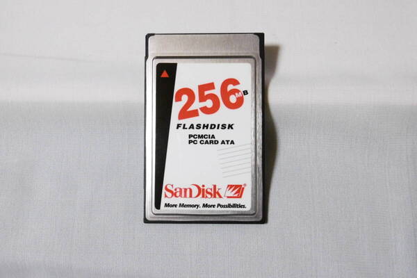 動作確認済み ◆◇◆ SanDisk SDP3B-256 ATA ◆◇◆ 256MB FLASHDISK PCMCIA PC CARD ATA