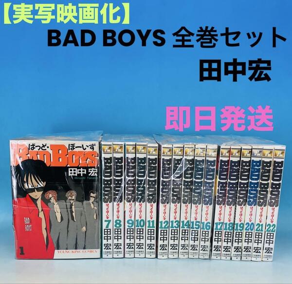 【実写映画化】BAD BOYS 全22巻セット 田中宏 全巻セット