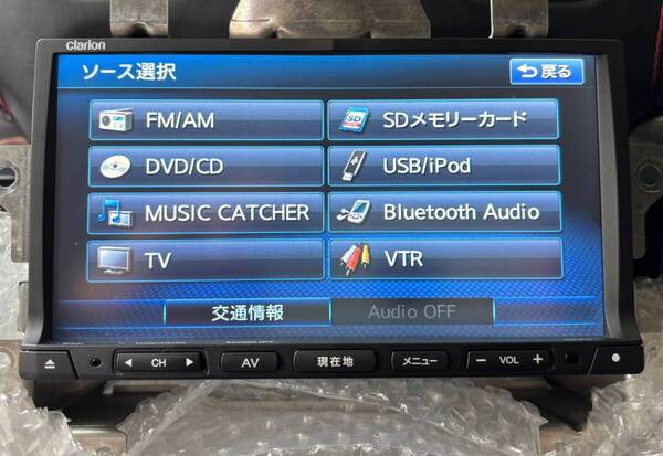 ポルシェ 981ボクスターGTS 純正クラリオン SDナビ(後期モデル)