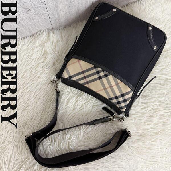人気 BURBERRY バーバリー ノバチェック ショルダーバッグ ベージュ