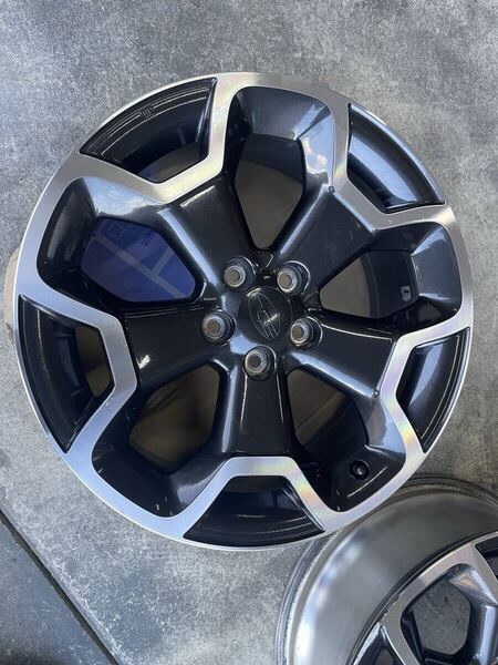 ★美品!スバルXV GP系純正アルミホイール1本 17インチ×7J +48 PCD100/5穴