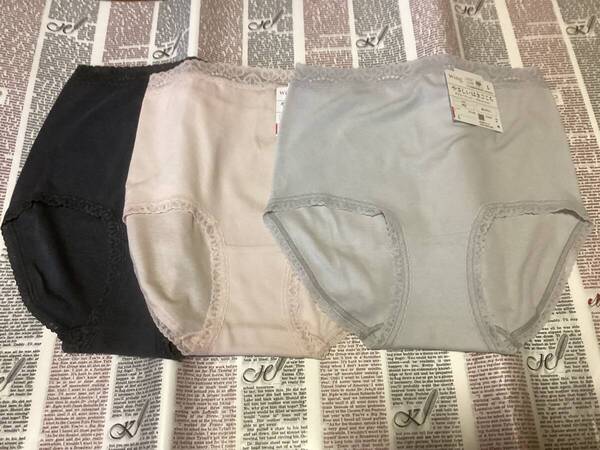 ワコール wing ☆やさしいはきごこち Lサイズ ふかめ 3枚セット EC3200