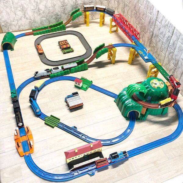 どきどきマウンテン・トーマス スペンサー トビー ジェームス ヒロ シューティングスターゴードン★プラレール・レイアウト・大量セット