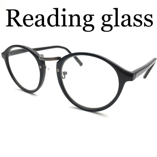 老眼鏡に見えない クラシックボストンサングラスのようなおしゃれな老眼鏡 ユニセックス ブルーライトカット仕様 ブラックフレーム