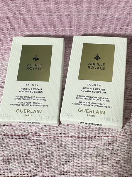 送料込 GUERLAIN ゲラン アベイユ ロイヤル アドバンスト ダブルR セロム 0.6mlx14包