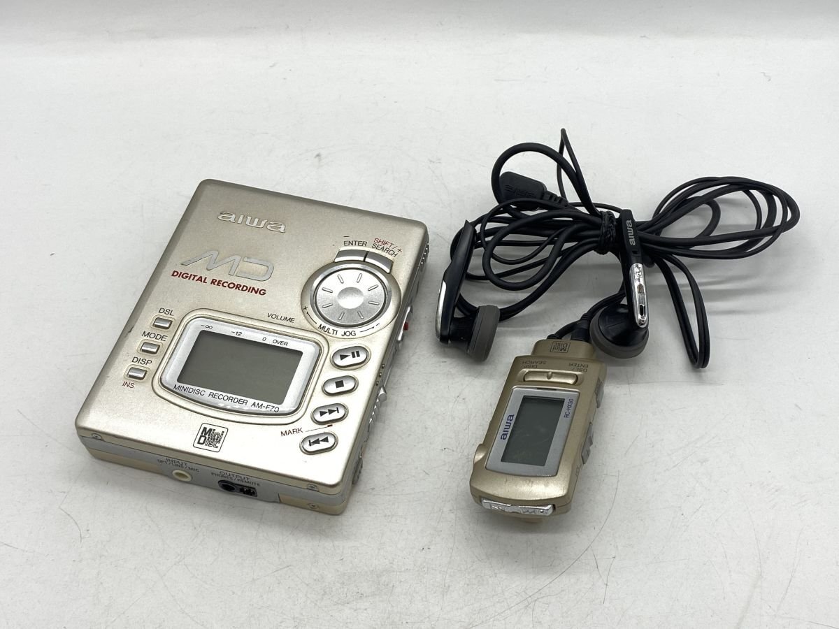 【ジャンク品】 aiwa MDプレーヤー 2台セット Yahoo!オークション -「aiwa md」(録音、再生) (MDプレーヤー)の