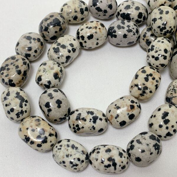 bh521/SALE!天然石◇ダルメシアンジャスパー 2連