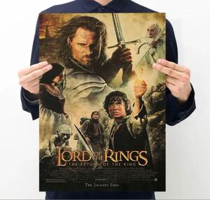 K043A3 ロードオブザリング 映画 ポスター クラフト インテリア レトロ