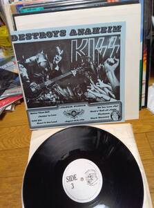 KISS キッス LP DESTROYS ANAHEIM