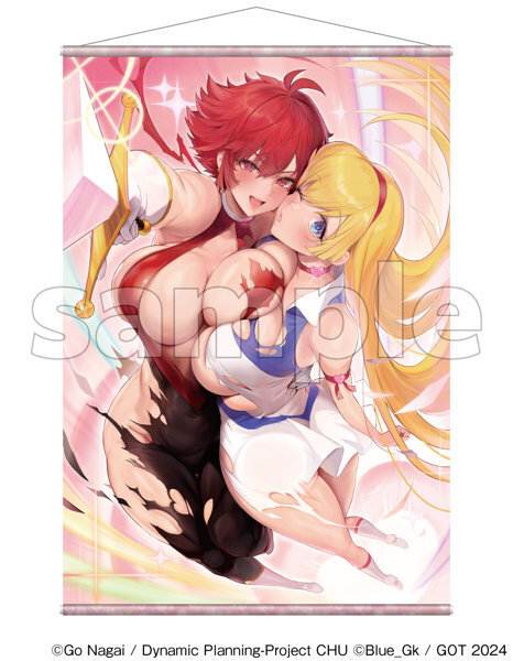 新品未開封 Cutie&Honey B0 タペストリー Wスエード Blue_Gk キューティーハニー 永井豪