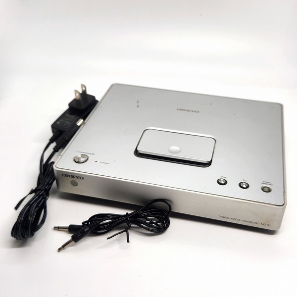 動作品 ONKYO オンキョー DIGITAL MEDIA TRANSPORT ND-S1 デジタルメディアトランスポート iPod/PCトランスポート シルバー iPod Dock