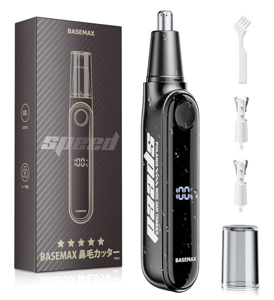 鼻毛カッター 【2025革新&LCD画面】Type-c充電式 鼻毛カッター メンズ 耳毛カッター 電動 ロック機能プレゼント