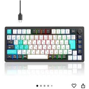 メカニカルキーボード KB820【2025年業界オリジナル開発・日本語配列とカナ印字一体】75%
