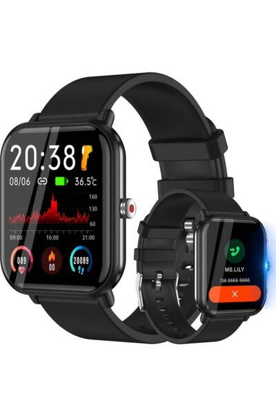 スマートウォッチ スポーツウォッチ メッセージ通知 防水 Line/メッセージ通知 iPhone&Android対応