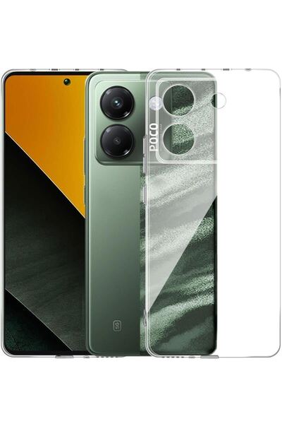 For Xiaomi POCO M7 Pro 5G ケース Mosasa Xiaomi POCO M7 Pro 5G クリア ソフトカバー 透明TPU レンズ保護 薄型 指紋 黄変防止 落下防止