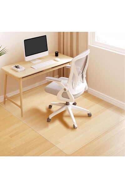 TITIROBA チェアマット 透明 【PVC厚さ2.0mm】床保護マット 90×120cm ずれない キズ防止 床傷防止 防音 ゲーミング 冷蔵庫 24EC001