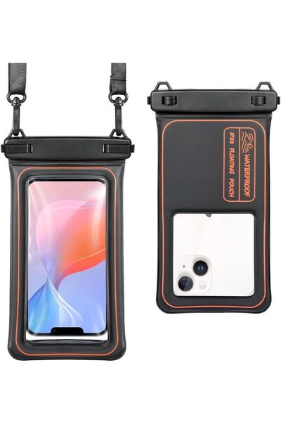 ケース 水に浮く エアバッグ内蔵 Face ID認証 IPX8認定 海 プール 風呂 360°スマホ保護 気密性優秀 携帯ケース タッチ可
