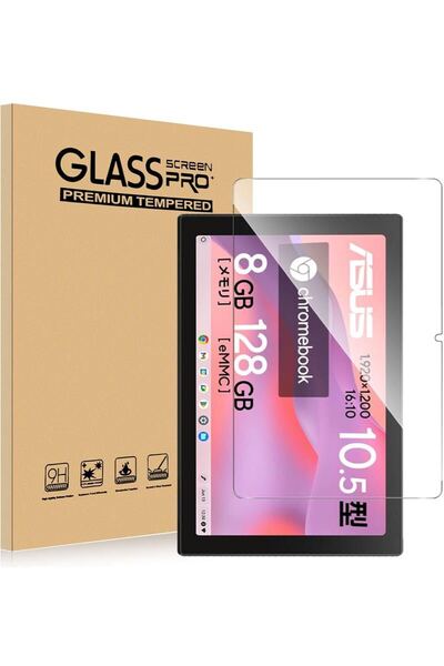 For ASUS Chromebook CM30 Detachable フィルム 10.5インチ 保護フィルム 9H硬度 強化ガラス salywin ASUS フィルム