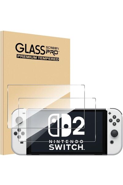 【2枚セット】For Nintendo Switch 2 フィルム Mosasa Nintendo Switch 2 ガラスフィルム 衝撃吸収 9H硬度 飛散防止 自動吸着