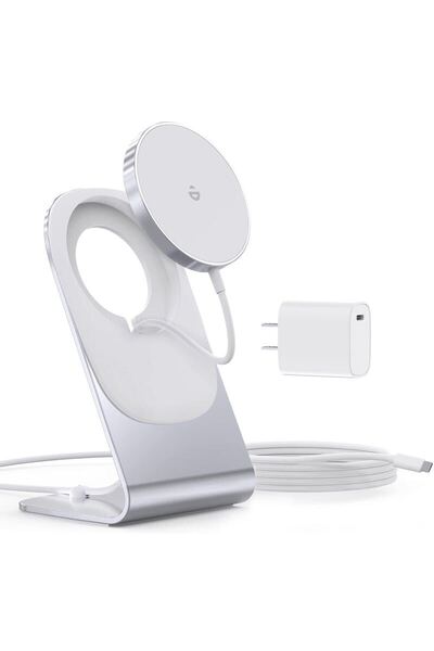 ワイヤレス充電器 Mag Safe充電器 マグネット式 【magsafe充電器+magsafeスタンド+ 20W USB-Cアダプター】 USB-Cケーブル