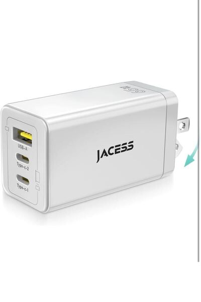 65w PD 急速充電器 type-c 【3台同時に急速充電・超軽量・極小型】 usb コンセント iPhone タイプc 充電器 usb c