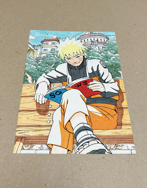 NARUTO ナルト ポストカード ジャンプスクエア 2008年2月号 付録 うずまきナルト イラストカード ジャンプSQ カード 非売品 岸本斉史