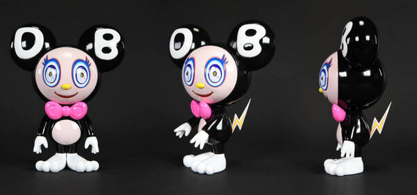 新品 正規品 真作 村上隆 カイカイキキ ソフビ フィギュア DOB-kun DOB kun INSTINCTOY Black(黒)Takashi Murakami Kaikai Kiki お花