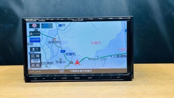 パナソニック Panasonic メモリーナビCN-RA04D地図データ2017年チェークok DVD CD Bluetooth フルセグ