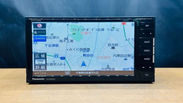 パナソニック Panasonic メモリーナビCN-RA05WD地図データ2021年チェークok DVD CD Bluetooth フルセグ