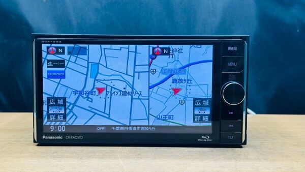 パナソニック Panasonic メモリーナビCN-RX02WD地図データ2018年チェークok DVD CD Bluetooth フルセグ