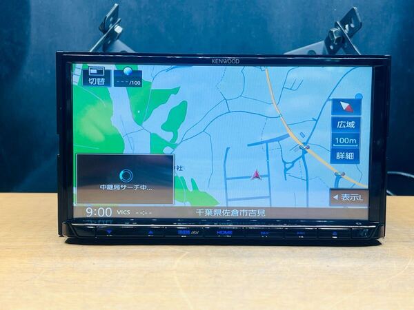 ケンウッド メモリーナビ MDV-S707地図データ 2019年チェークok CD DVD Bluetooth フルセグ
